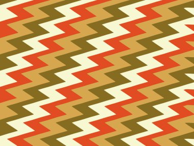 Soyut ve çağdaş dijital sanat zigzagları kağıt tasarımı paketliyor