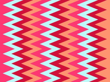 Soyut ve çağdaş dijital sanat zigzagları kağıt tasarımı paketliyor