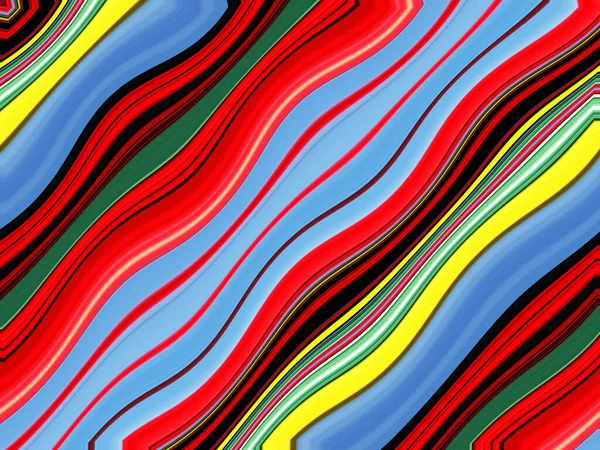 Анотація Сучасний Дизайн Паперових Хвиль Цифрового Мистецтва — стокове фото