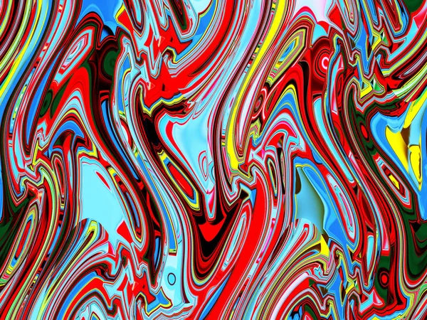 液体インクパターンの抽象的なカラフルな背景 パステル調の絵具の流行の質感 ベクターイラスト — ストック写真