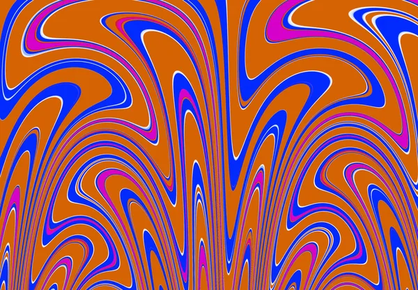 Diseño Papel Envoltura Ondas Arte Digital Abstracto Contemporáneo —  Fotos de Stock