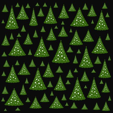 Kusursuz noel ağacı deseni. 