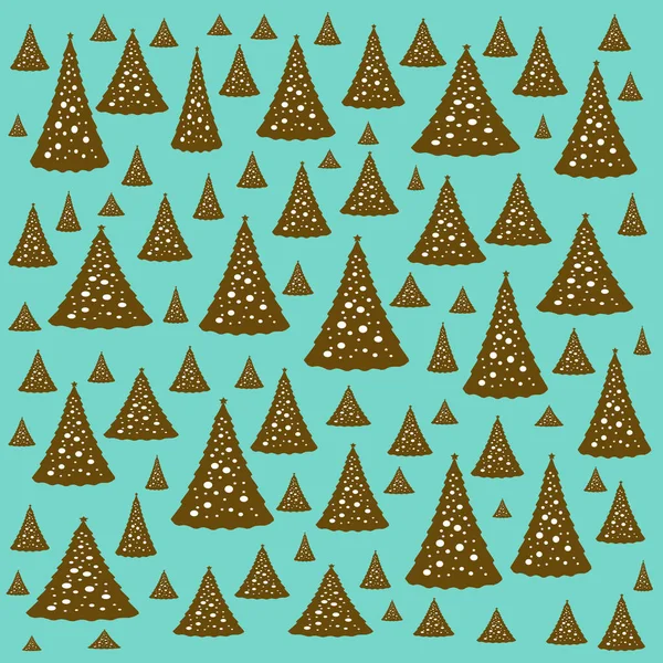 Seamless Christmas tree pattern.