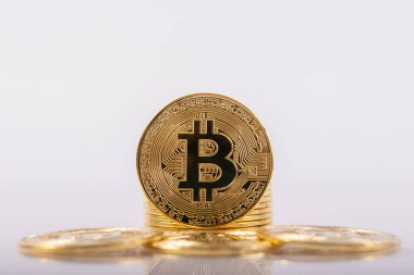 Bitcoin BTC Kripto Para Birimi. Teknoloji için Altın Para