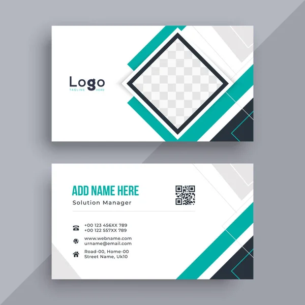 Modern Business Card Design Template — Stock Vector