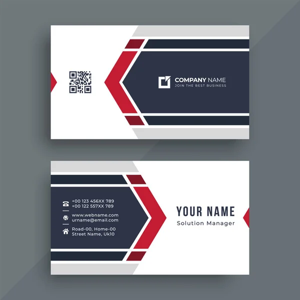 Corporate Visitenkartendesign — Stockvektor