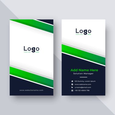 Modern tarz kartvizit tasarım şablonu