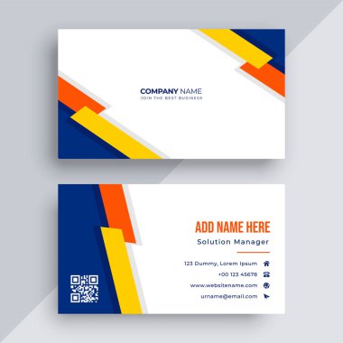 Kurumsal temiz kart şablonu