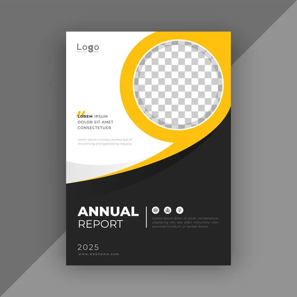 Business Corporate Annual Report Brochure Design — Stock Vector