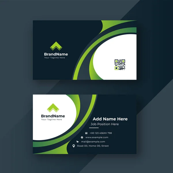 Modern Business Card Design Template — Stock Vector