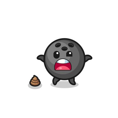 Bovling dünyası kakayla karşılaştığına şaşırdı, şirin tasarım.