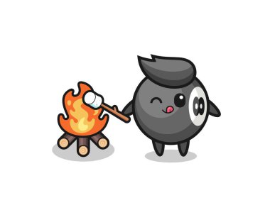 Bilardo karakteri lokum yakıyor, sevimli tasarım.