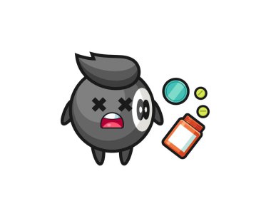 Aşırı doz bilardo karakteri, şirin tasarım