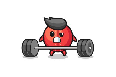 Kriket topunun halteri kaldırışı, şirin bir tasarım.