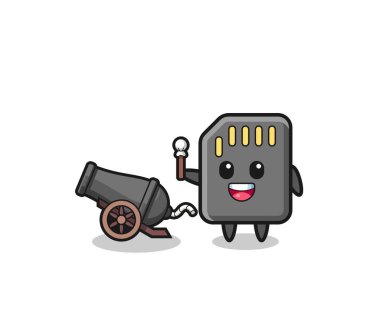 Şirin bir hafıza kartı atışı, şirin bir tasarım.