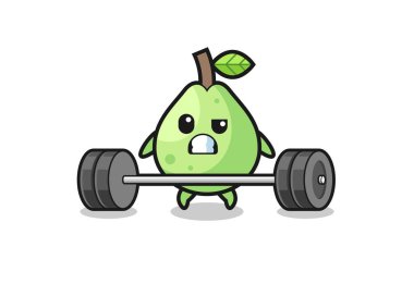 Guava 'nın halter kaldırışı, şirin bir tasarım.