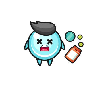 Aşırı doz balon karakteri, şirin tasarım