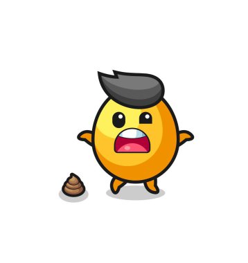 Altın yumurtlayan dünya kakayla karşılaştığına şaşırdı, şirin tasarım.