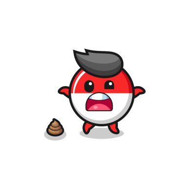 Endonezya bayrağı. Dünya kakayla tanışınca şaşırdı. Şirin tasarım.