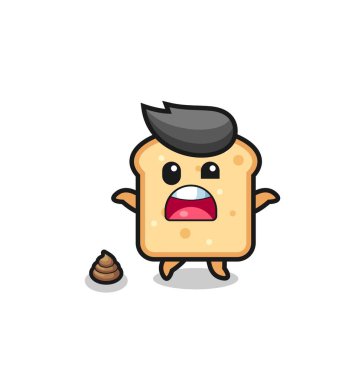 Ekmek dünyası kakayla karşılaştığına şaşırdı, şirin tasarım.