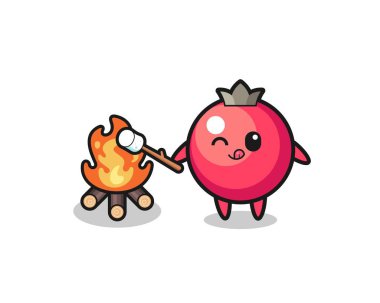 Yaban mersini karakteri şekerleme yakıyor, şirin bir tasarım.