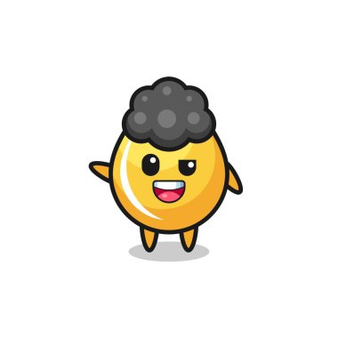 Bal damlası karakteri afro çocuk rolünde, şirin tasarım