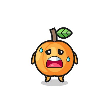 Kayısı bitkinliği, şirin bir tasarım.