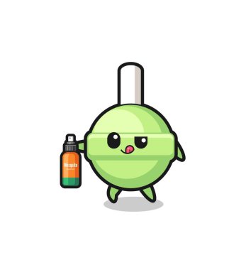 Sevimli lolipop sivrisinek kovucu, şirin tasarım