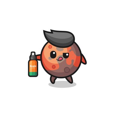 Sivrisinek kovucu, şirin bir tasarım tutan sevimli adamlar.