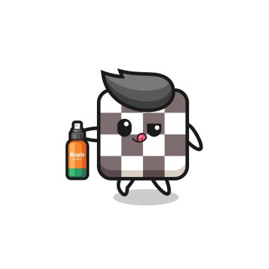 Şirin satranç tahtası sivrisinek kovucu, şirin tasarım.