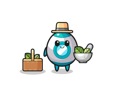 Roketçi, sevimli karikatür, şirin tasarım.