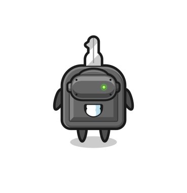 cute car key using VR headset , cute design
