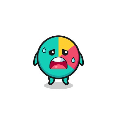 the fatigue cartoon of chart , cute design