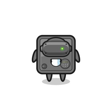 cute safe box using VR headset , cute design