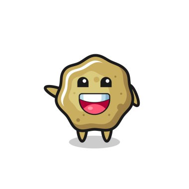 happy loose stools cute mascot character , cute design