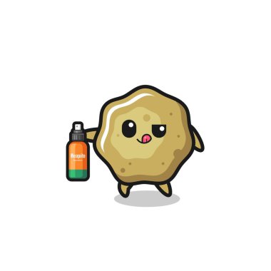 cute loose stools holding mosquito repellent , cute design