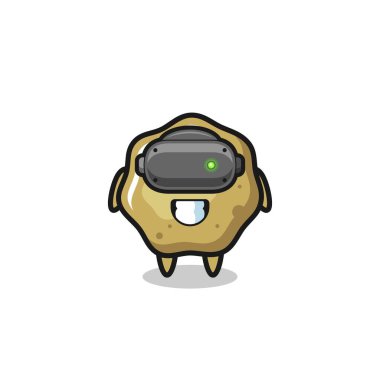 cute loose stools using VR headset , cute design