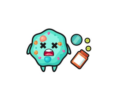 Aşırı doz amip karakteri, şirin tasarım