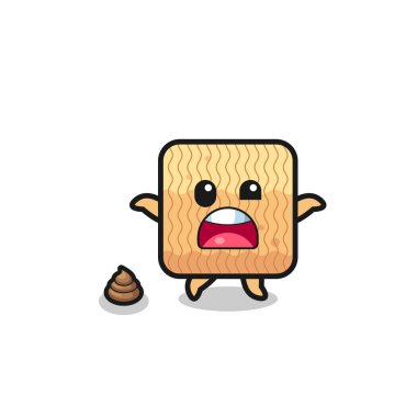 Çiğ erişte. Dünya kakayla tanışınca şaşırdı. Şirin bir tasarım.