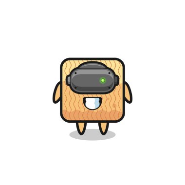 Şirin çiğ şehriye, VR kulaklık, şirin tasarım.