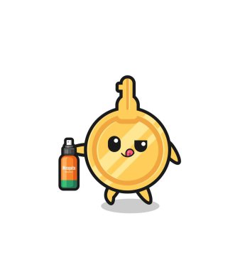 cute key holding mosquito repellent , cute design