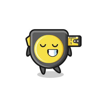 çekingen bir ifadeyle çizgi film çizimi, şirin bir tasarım