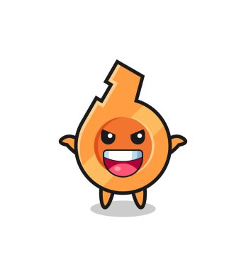 Şirin ıslık gösterimi korkutma hareketi yapıyor, şirin tasarım