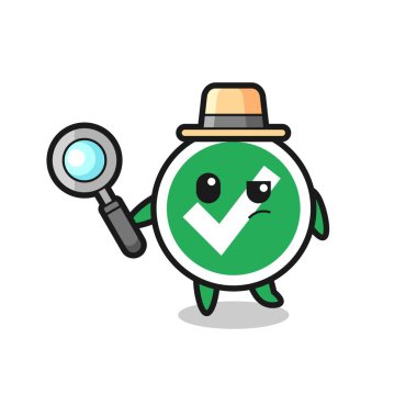 Mark karakteri bir davayı inceliyor, şirin tasarım.