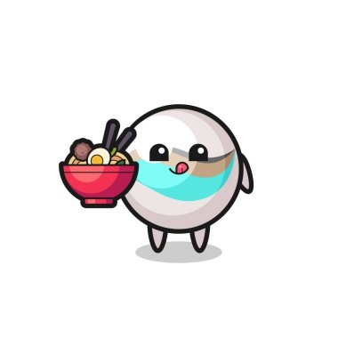 Şehriye yiyen sevimli mermer oyuncaklar, şirin tasarım.