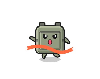 Şirin okul çantası illüstrasyonu sona yaklaşıyor, şirin tasarım.