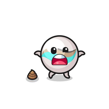 Mermer oyuncak dünya kakayla karşılaştığına şaşırdı, şirin tasarım.