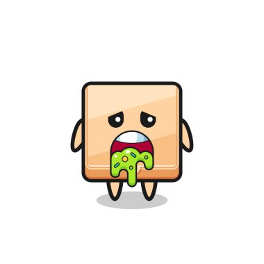 Kusmuklu şirin pizza kutusu karakteri, şirin tasarım.