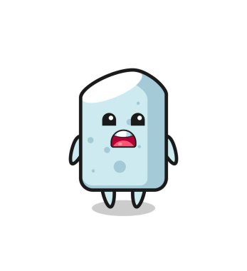 Tebeşir çizimi ve özür dileme ifadesi, özür dilerim, şirin tasarım.