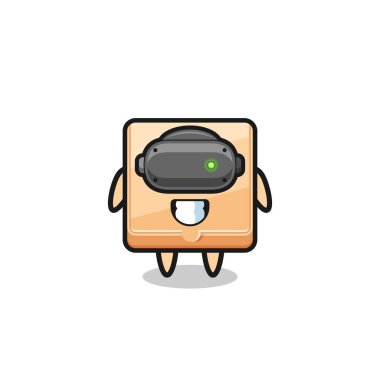 Şirin pizza kutusu, VR kulaklık, şirin tasarım.